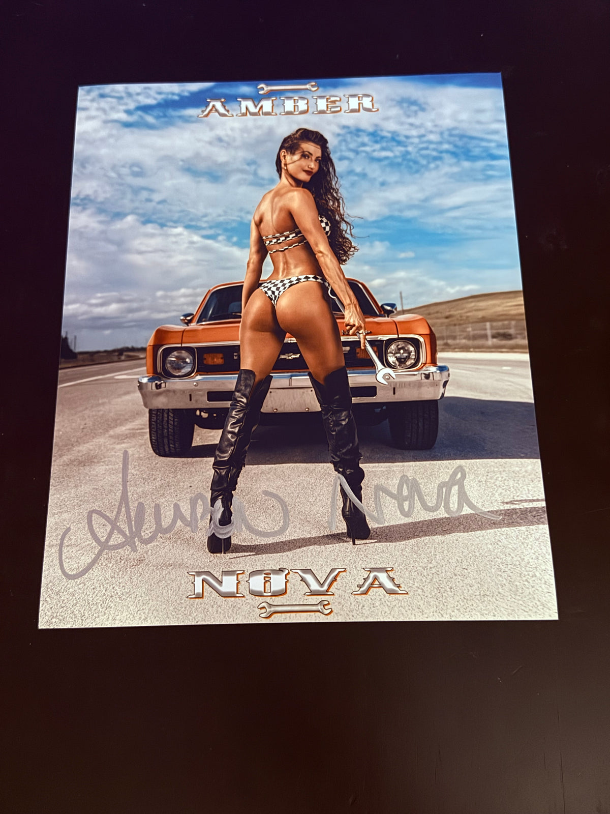 Amber Nova Autographed 8x10 Photo
