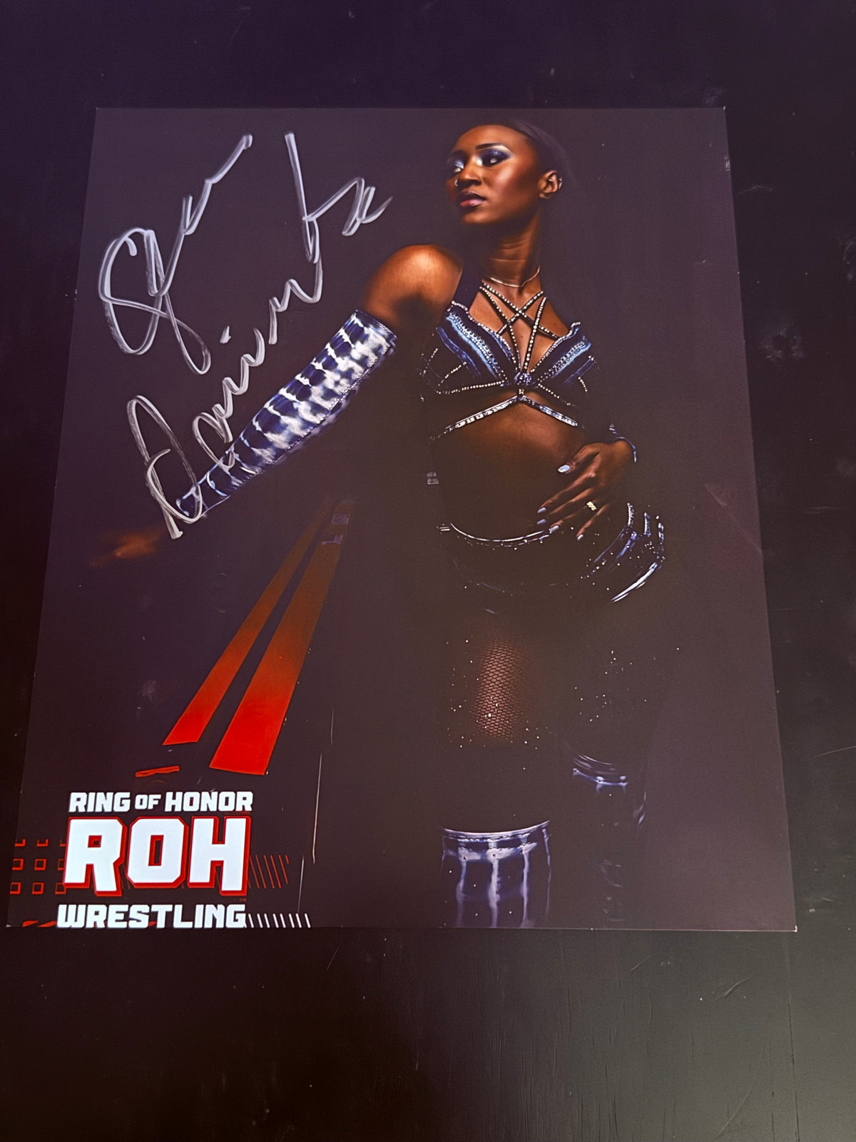Queen Aminata autographed 8x10 Photo Signed