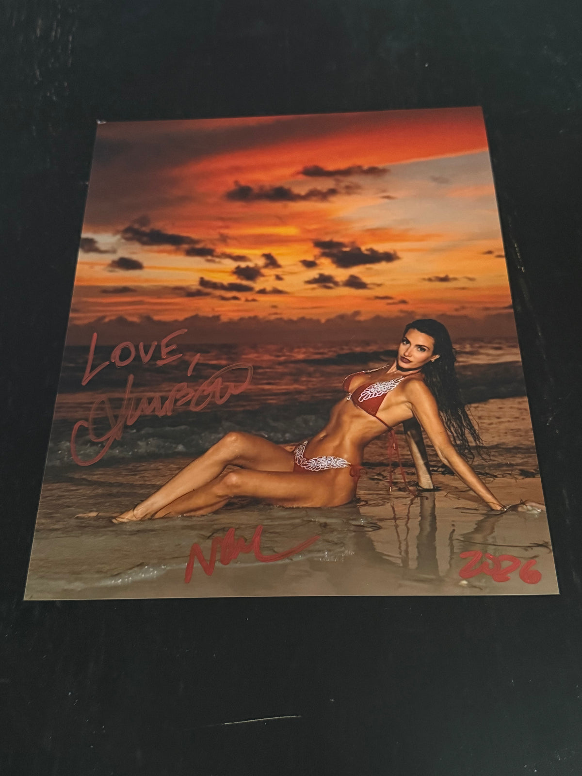 Amber Nova Autographed 8x10 Photo
