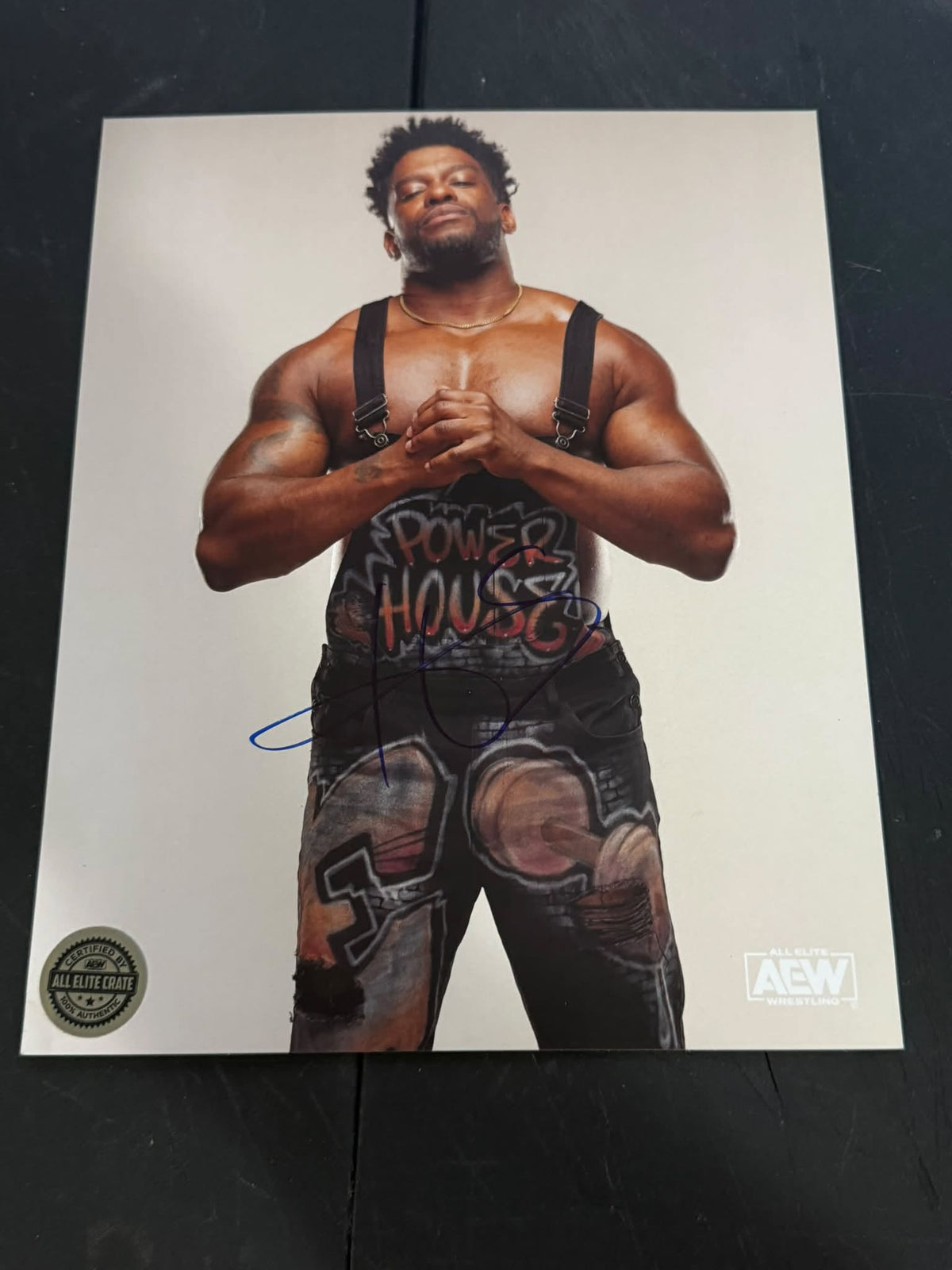 Royce Keys Power House Hobbs Autographed 8x10 Photo Signed