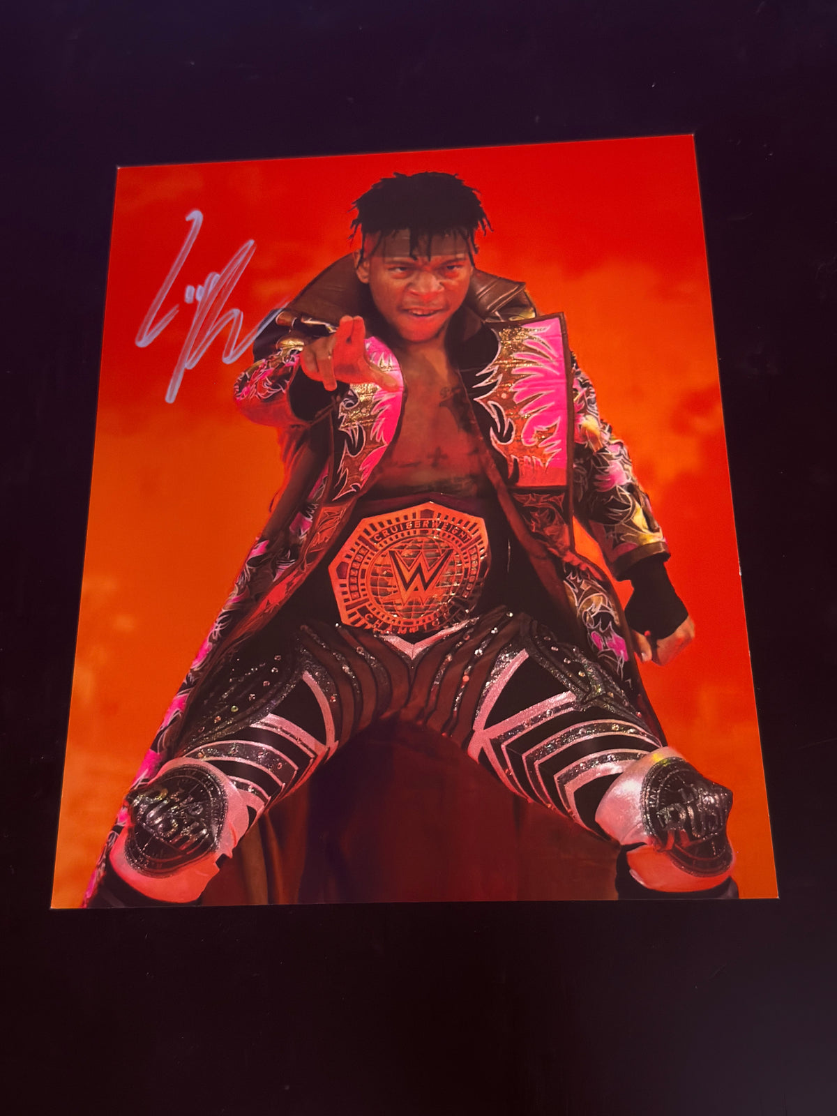 Lio Rush Autographed 8x10 Photo