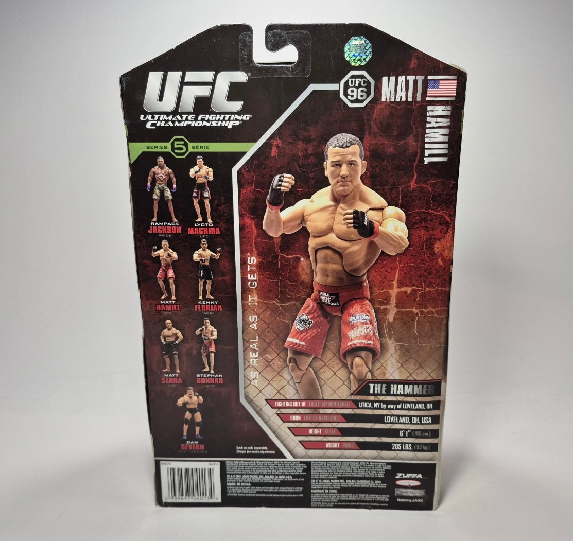 2010 Jakks Pacific UFC 96 Series 5 MATT HAMILL Action Figure - New NIB MOC