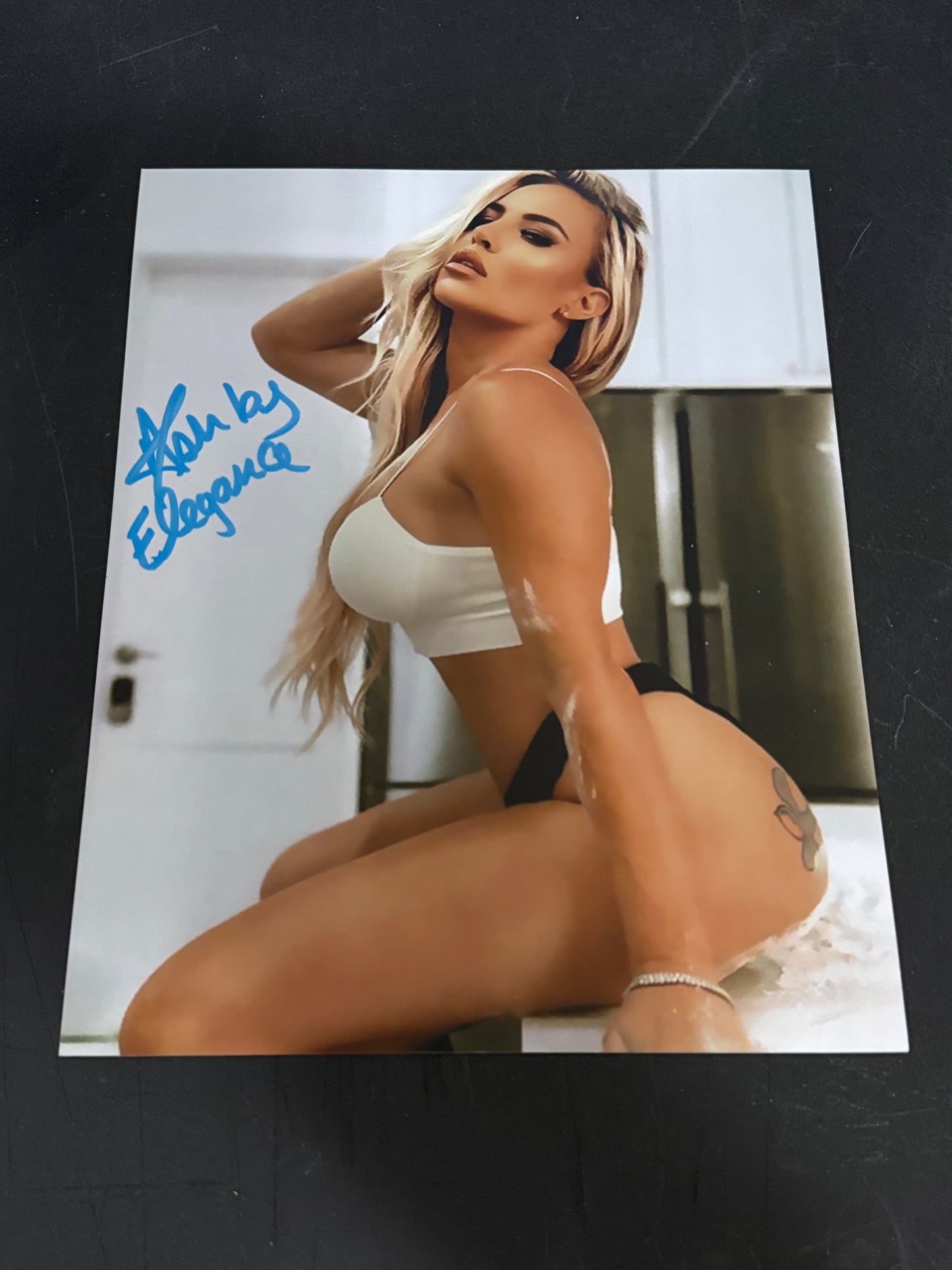 Ash by Elegance Autographed 8x10 photo