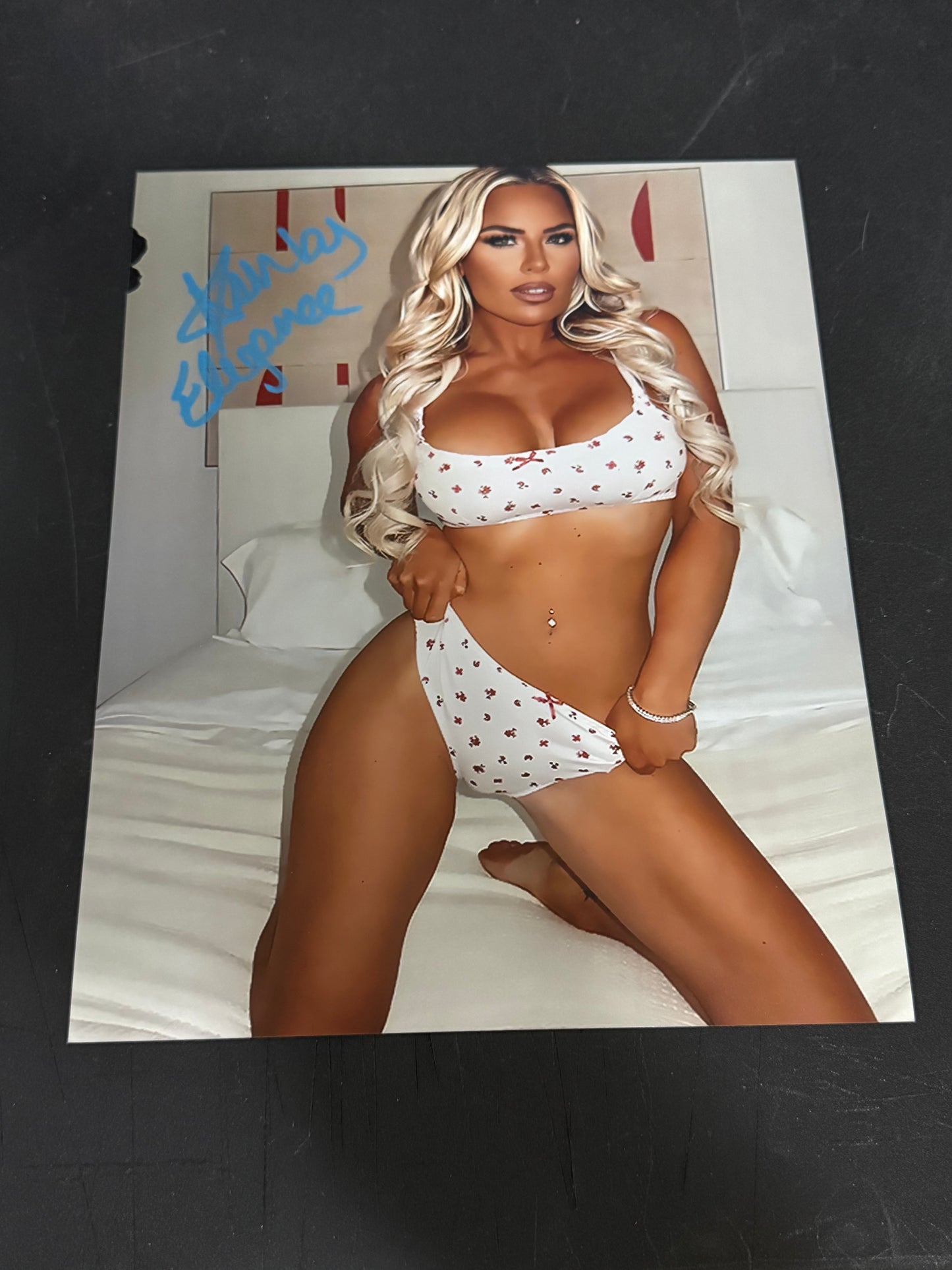 Ash by Elegance Autographed 8x10 photo
