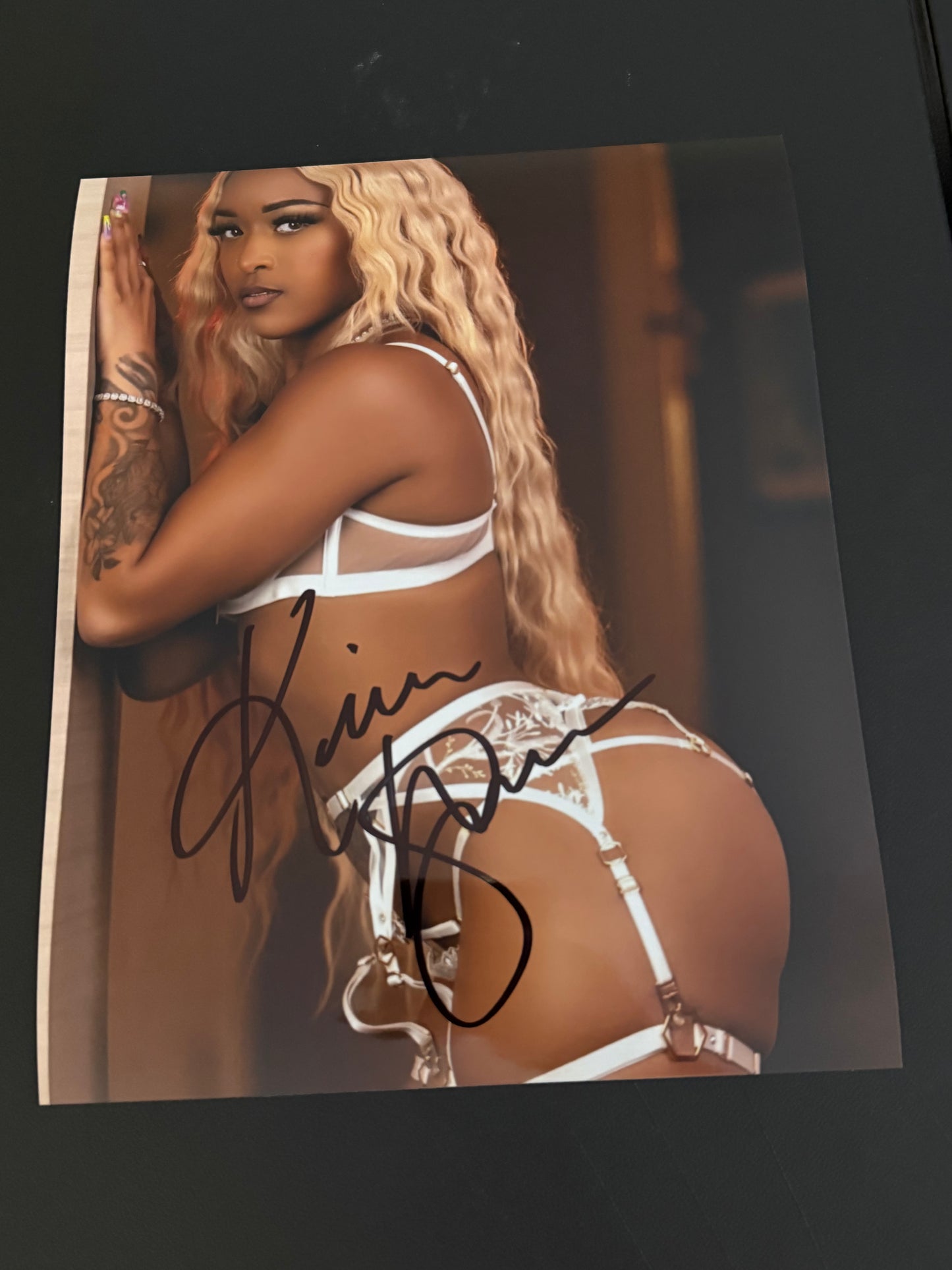Kiera Hogan Autographed 8x10