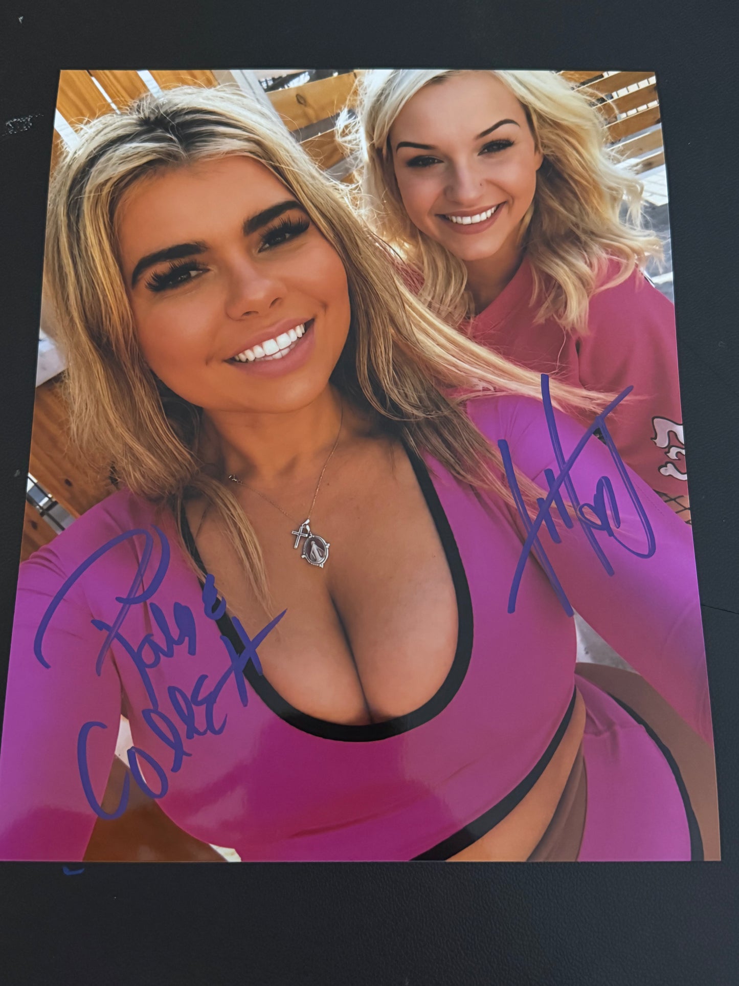 Paige Collett & Hollyhood Haley J Autographed 8x10