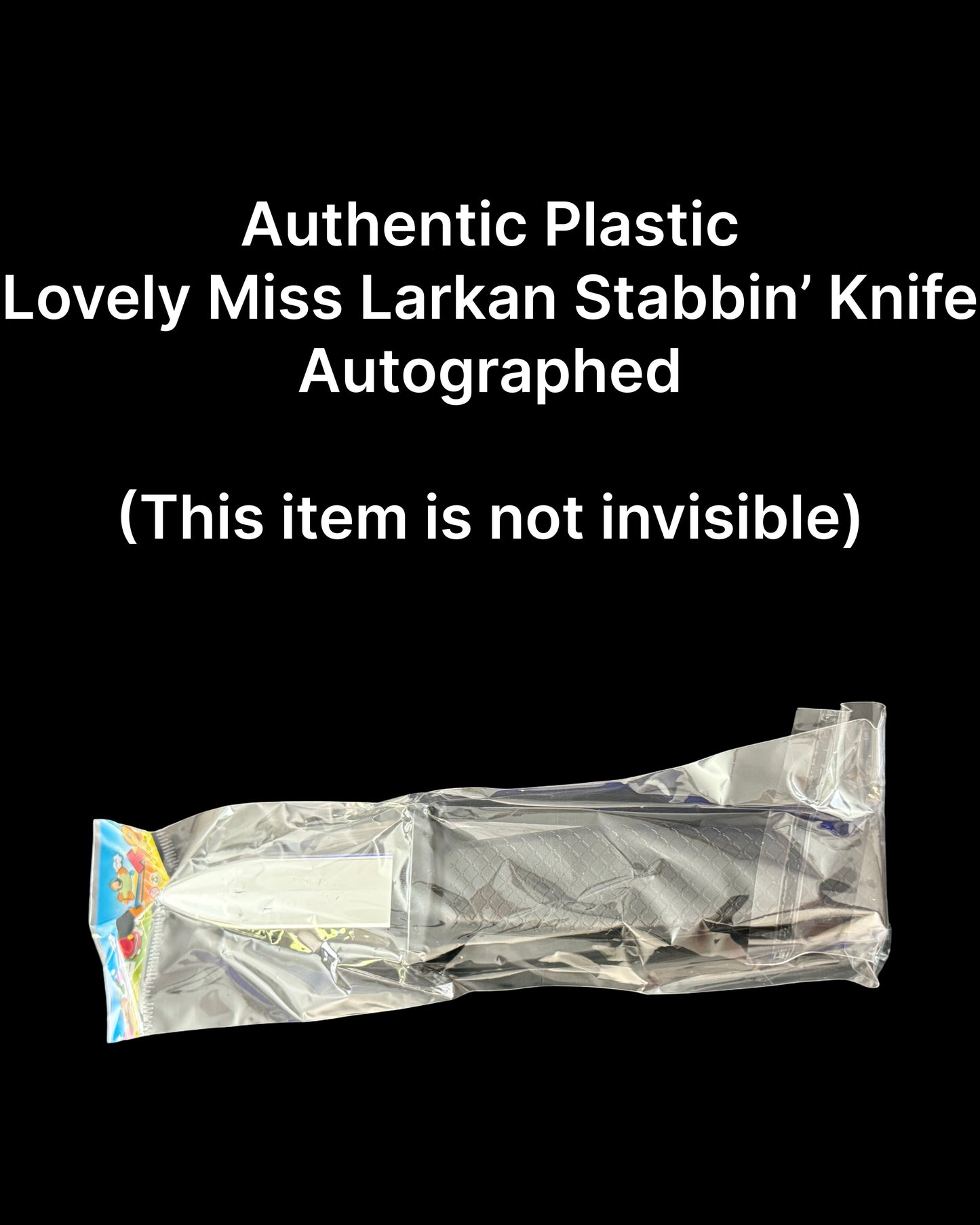 Autographed Knife of Lovely Ms Larkan Pre-order