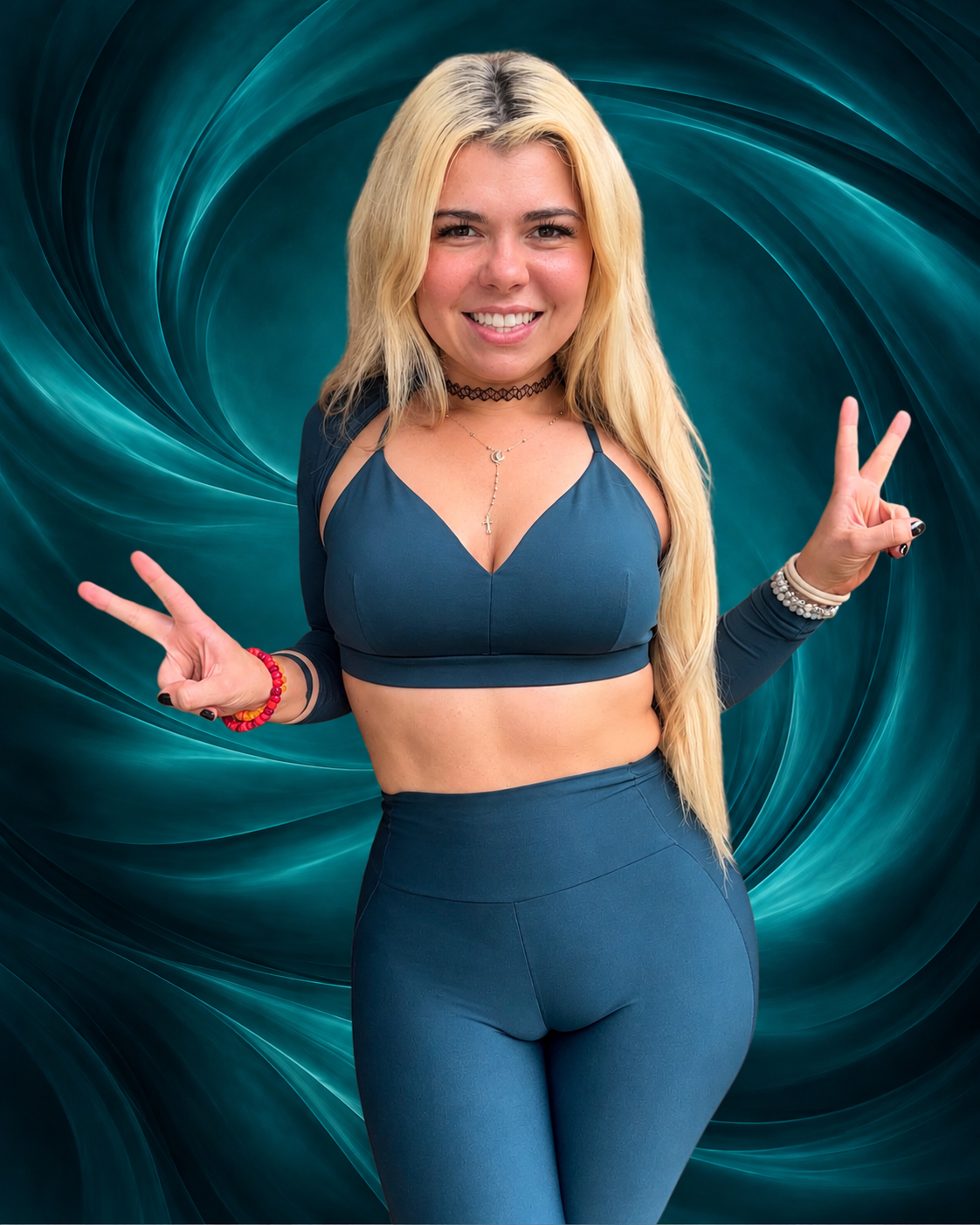 Pre-order Paige Collett Teal Swirl 8x10