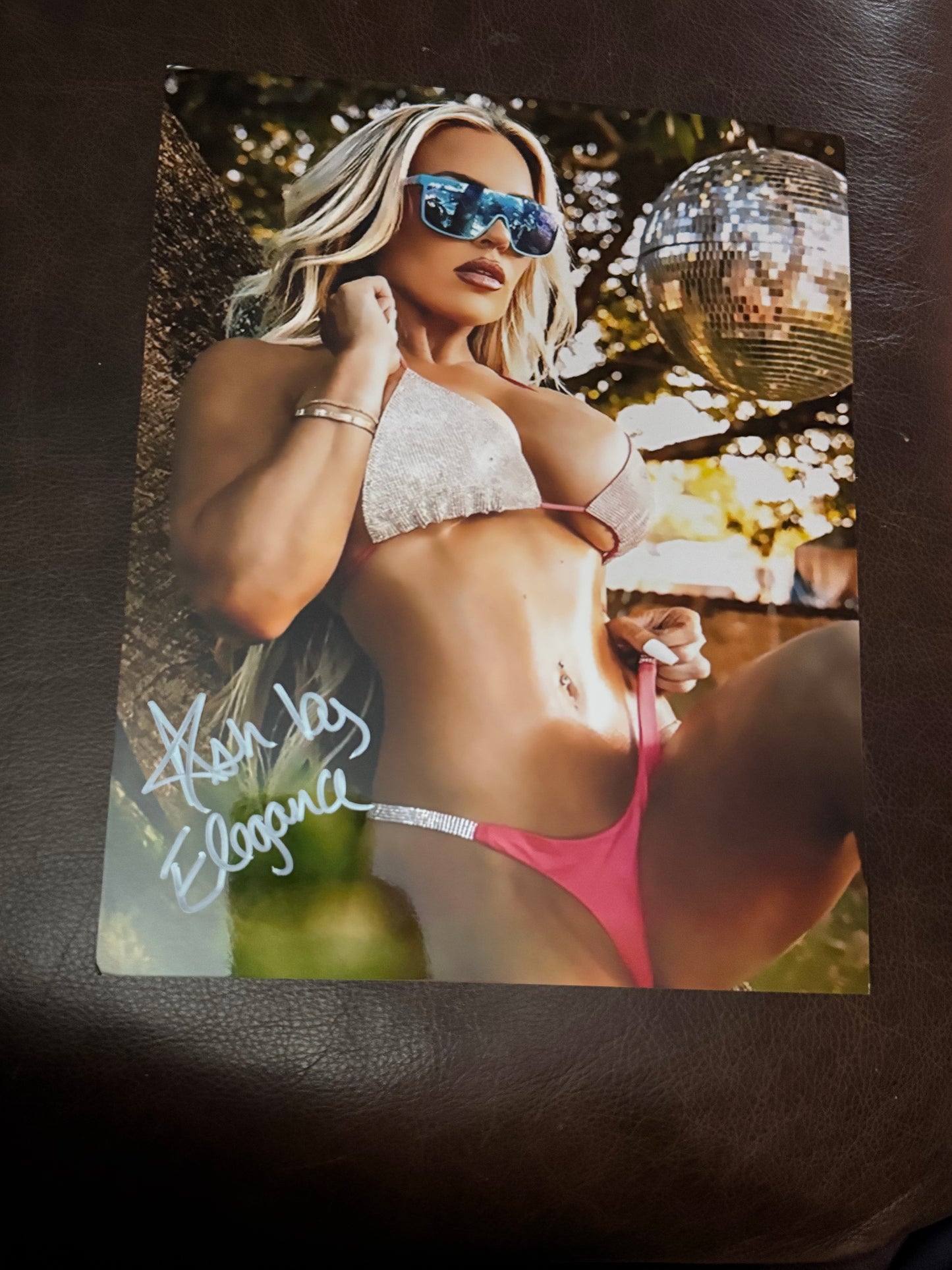 Ash by Elegance Autographed Signed 8x10