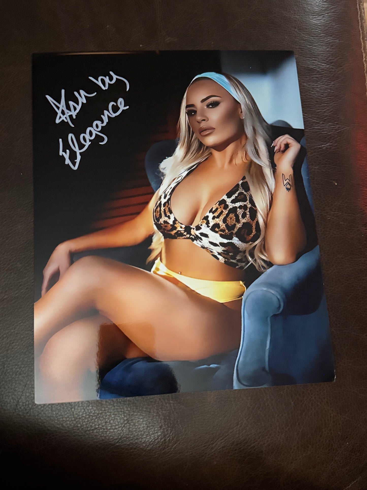 Ash by Elegance Autographed Signed 8x10