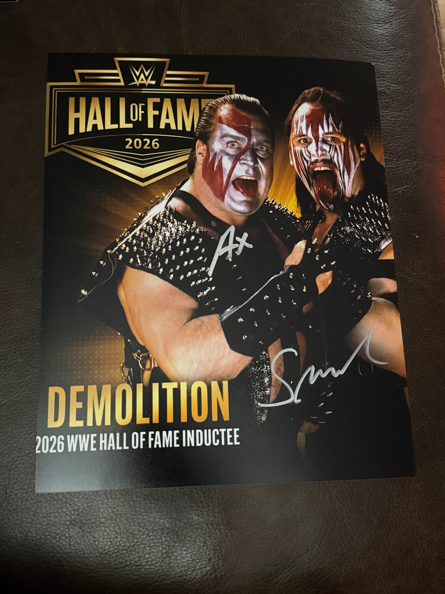 Demolition dual signed Autographed 8x10 Photo