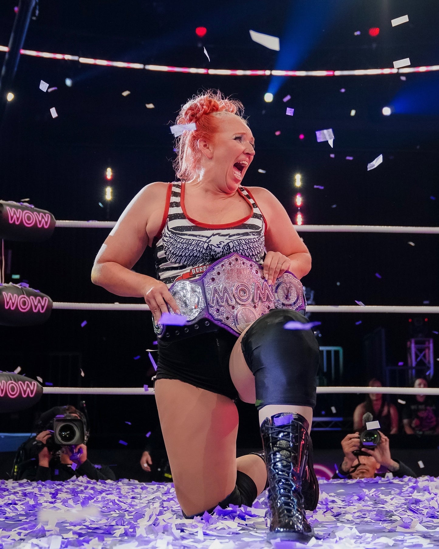 Amazing Maria aka Big Rig Betty of WOW 8x10 Preorder Squared Circle Expo