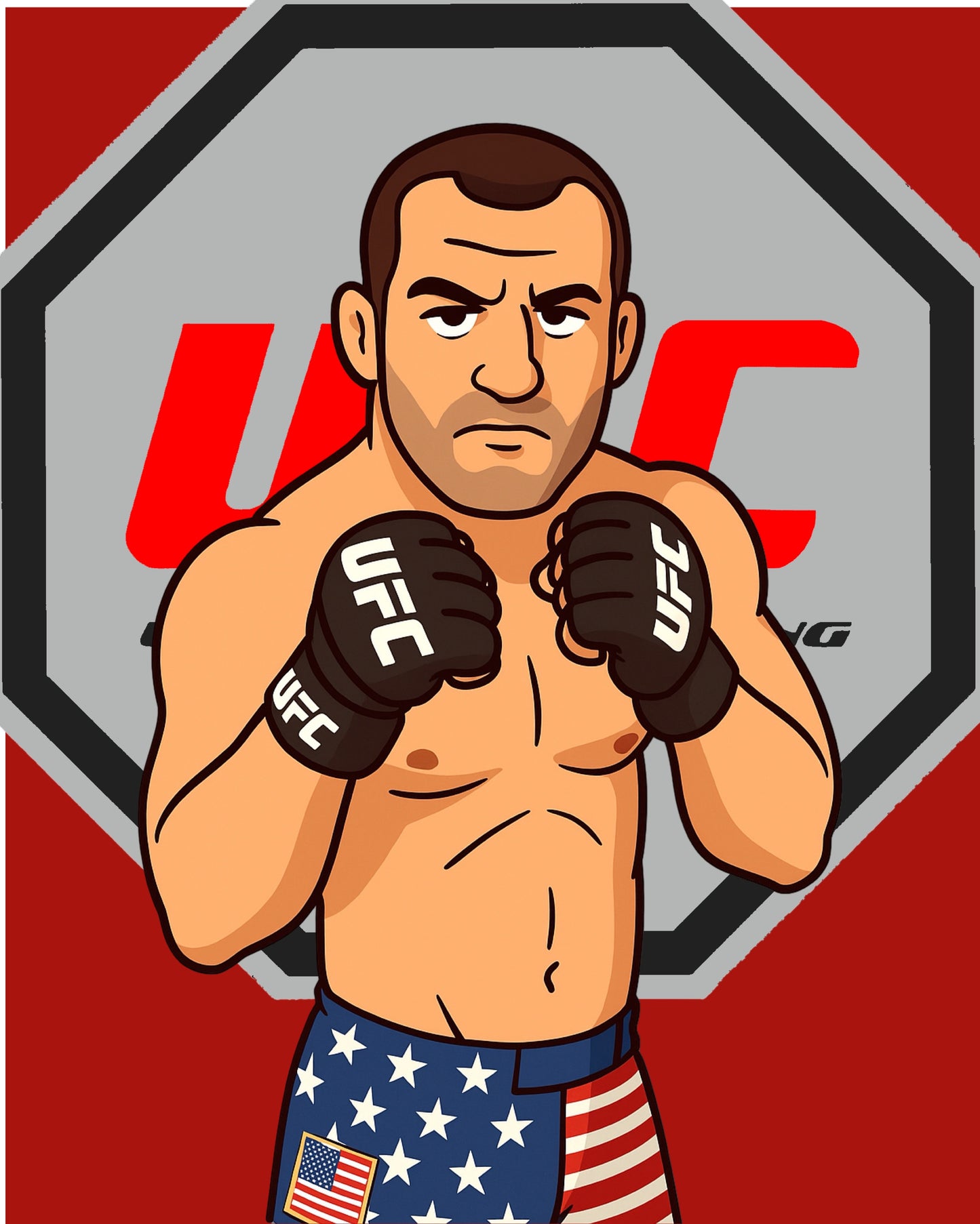 Matt Hamill UFC 8x10 Autographed Photo
