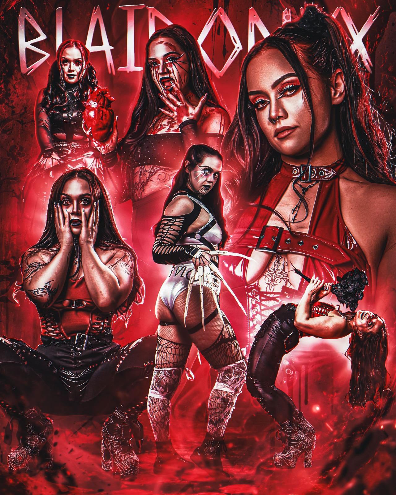 Exclusive Blair Onyx Hall of Heros 8x10 Edit Pre Order