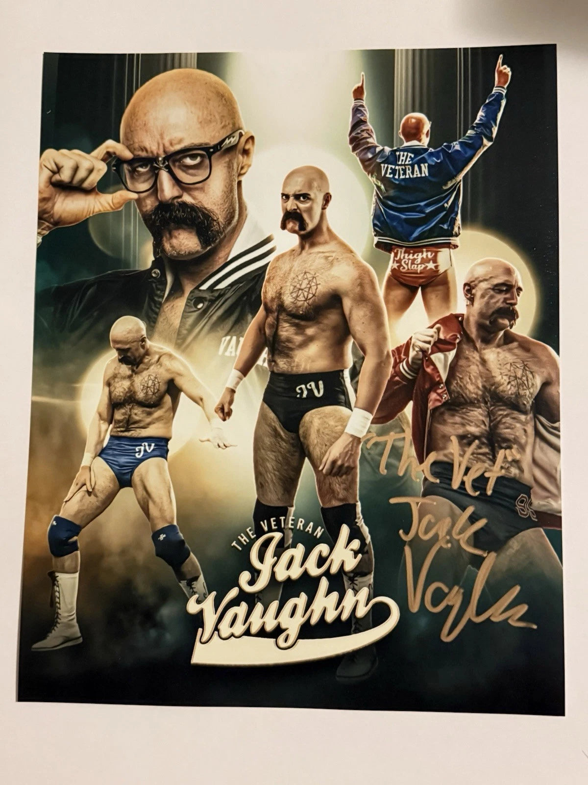 The Veteran Jack Vaughn Custom Edit Autographed 8x10 Photo