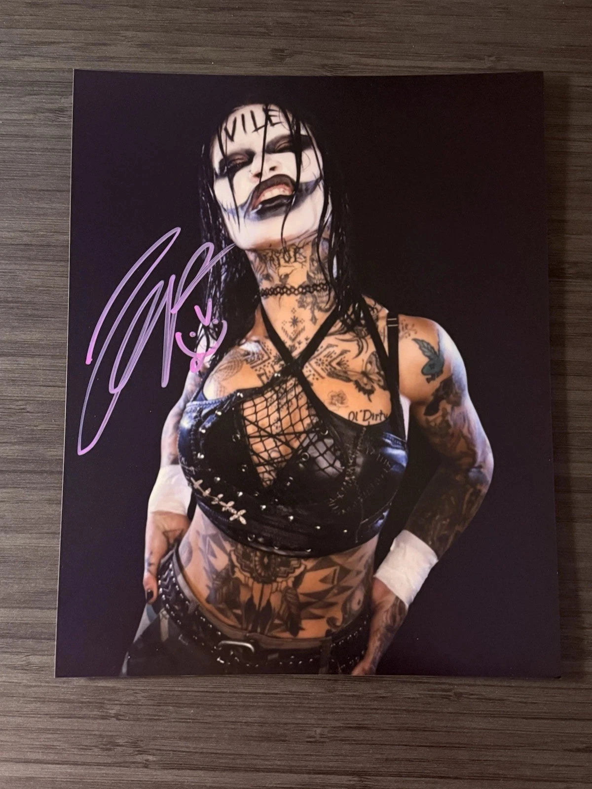 Vile Tara Zep Autographed 8x10 Photo