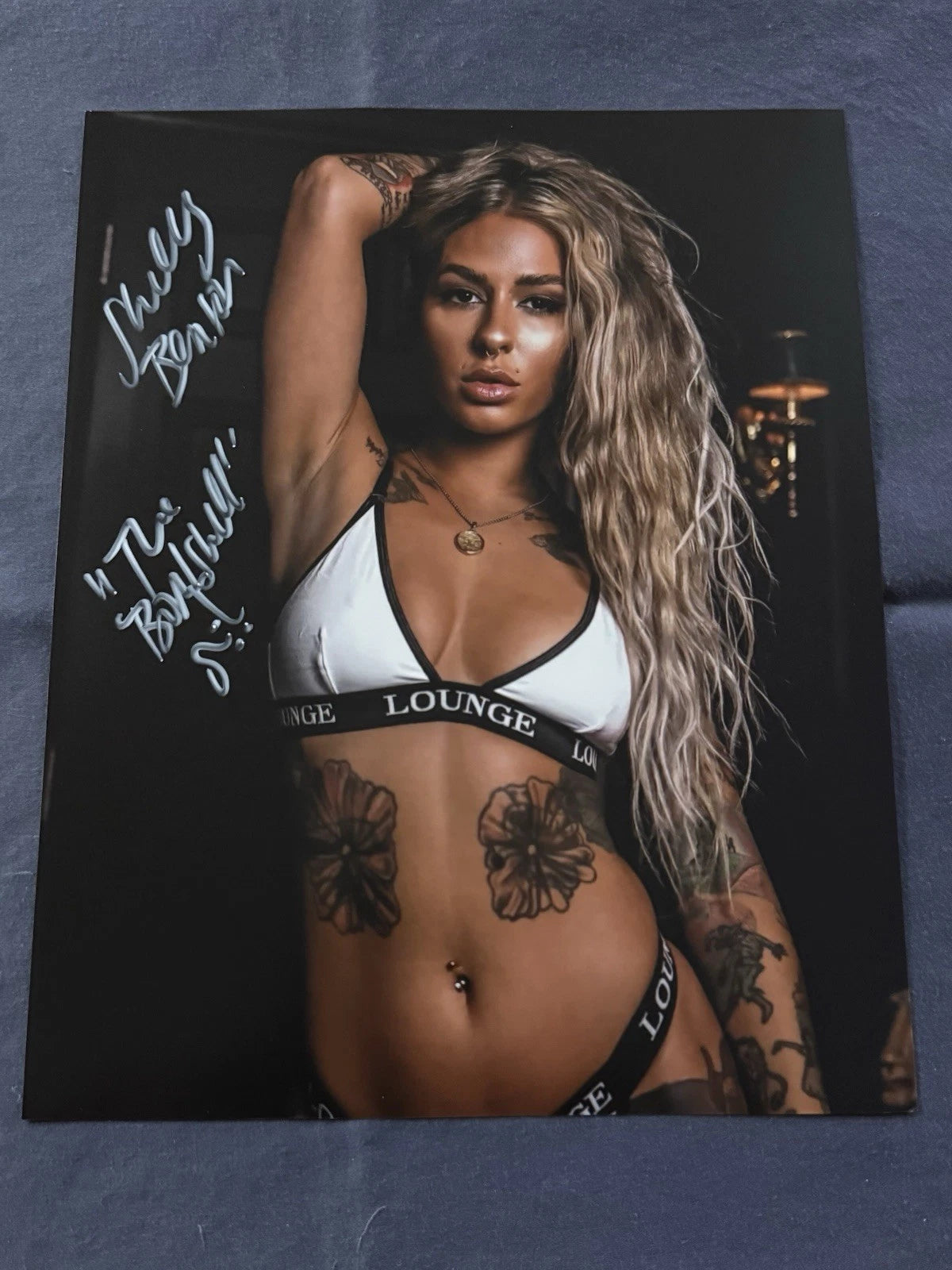 "The Bombshell" Shelly Benson Signed Autographed 8x10 Photo