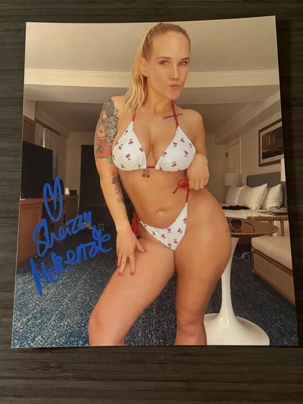 Shazza McKenzie 8x10 photo signed autographed Wrestler AEW WWE TNA ROH