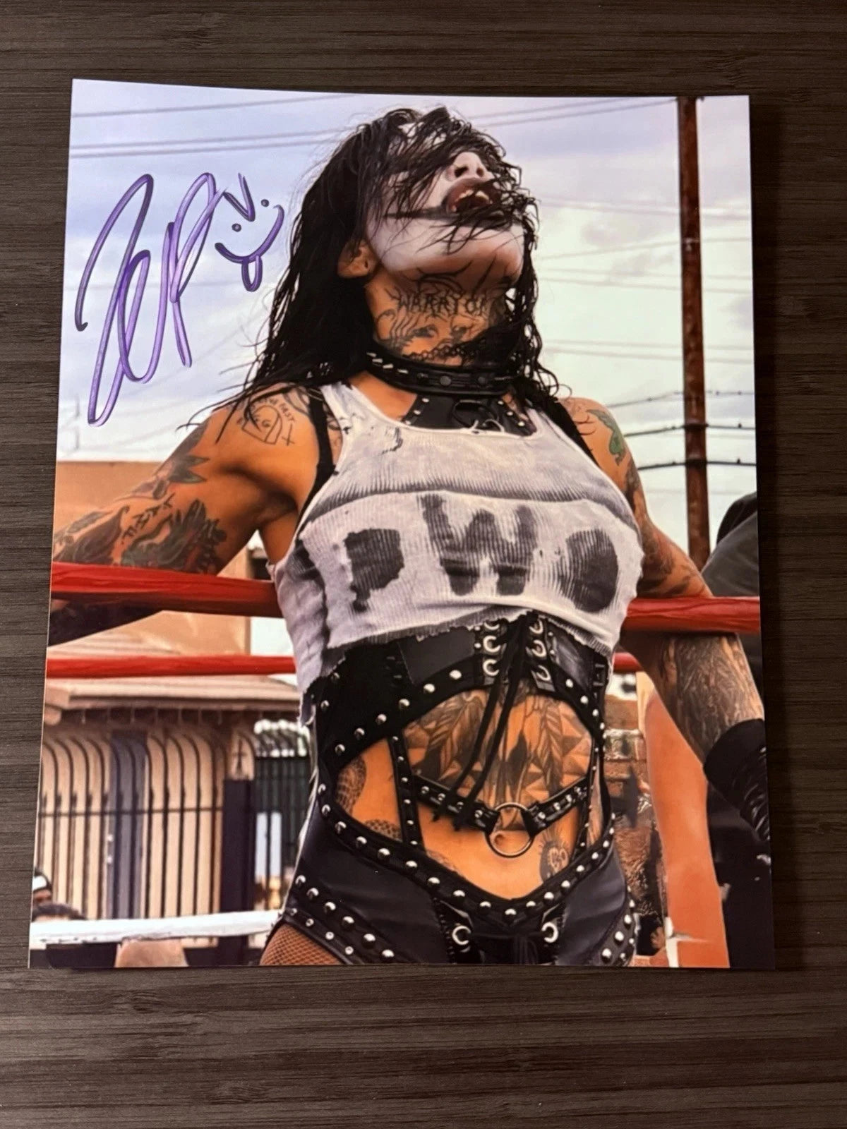 Vile Tara Zep Autographed 8x10 Photo