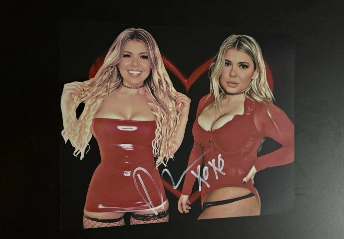 Paige Collette Black Dahlia 8x10 SIGNED Photo Wrestling Autograph CRPS Advocate