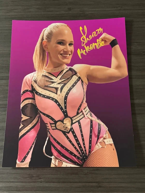 Shazza McKenzie 8x10 photo signed autographed Wrestler AEW WWE TNA ROH