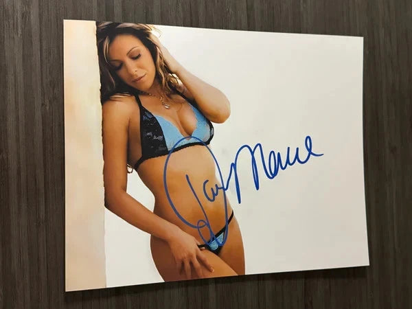 Dawn Marie ECW WWE Signed Autograph 8x10 Photo