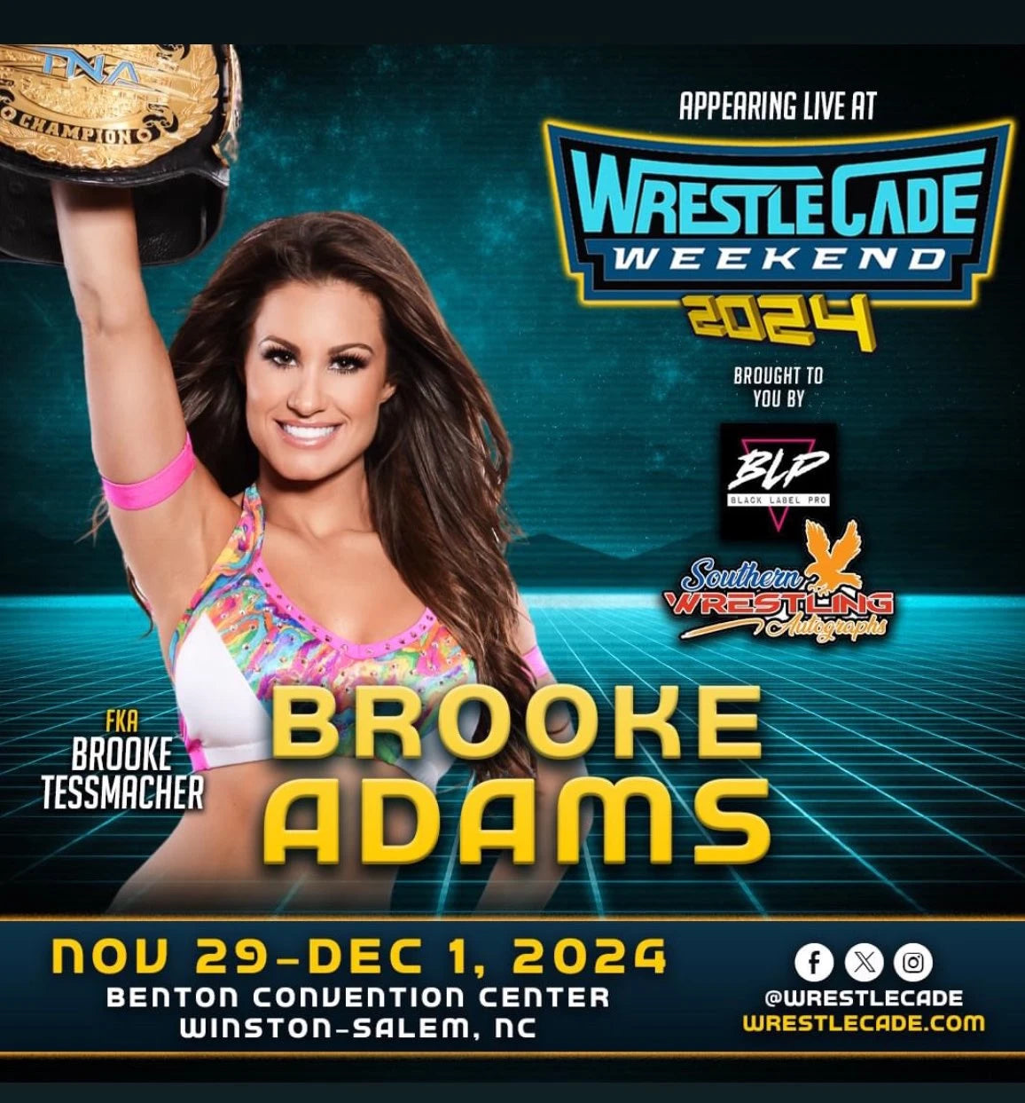 Brooke Adams Tessmacher 8x10 Pre Order for Wrestlecade