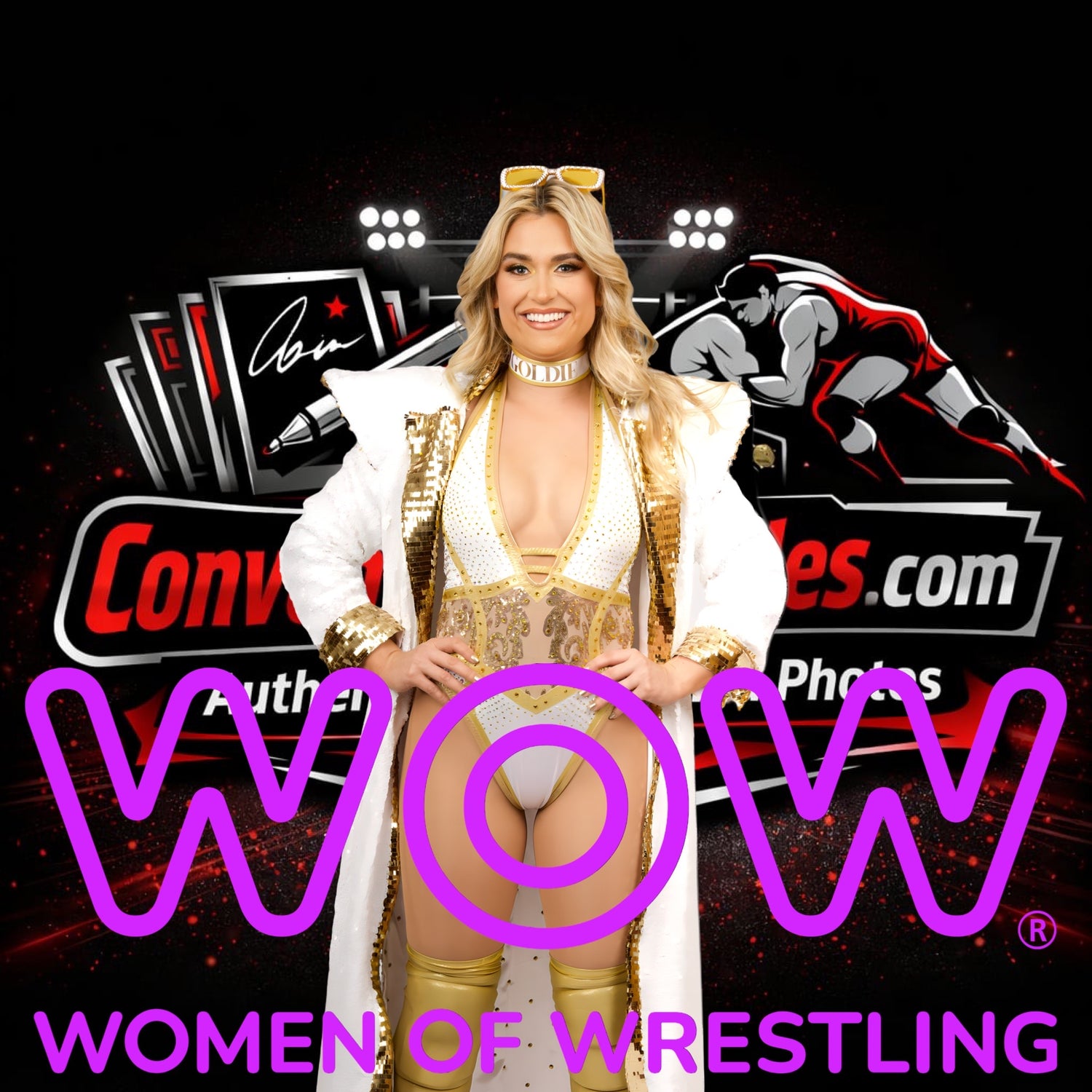 Goldie Collins WOW Superheros Wrestlecon Pre Orders