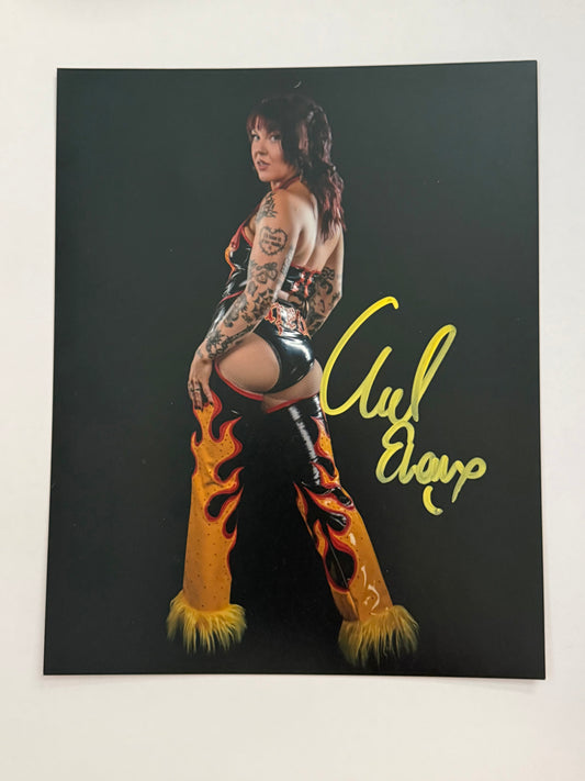 Charli Evans autographed 8x10 Photo