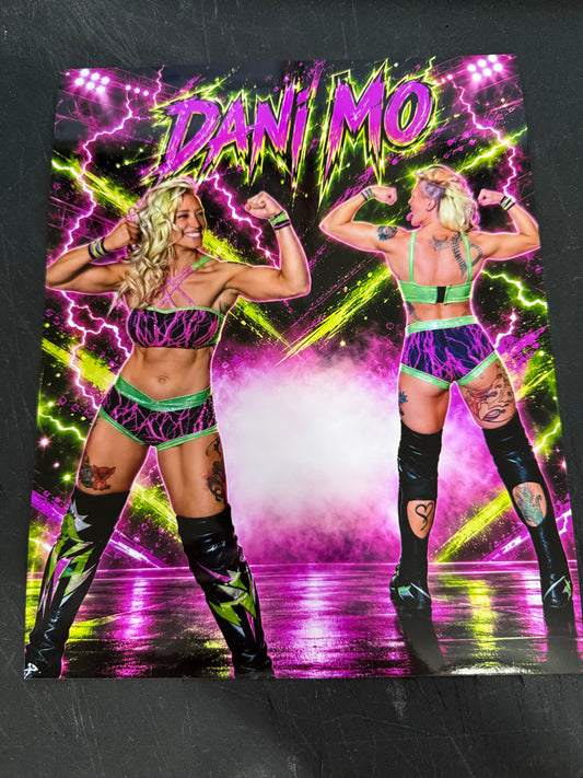 JCW Lunacy The Ring Rat Paige Collett 8x10 Autographed Photo PRE Order