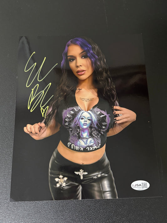 Cora Jade/Elayna Black autographed 8x10 photo jsa certified