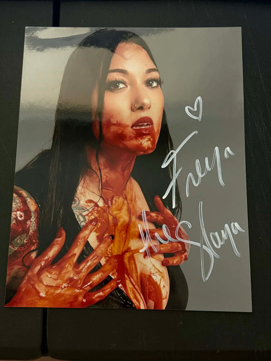 Freya the Slaya Signed 8x10 Autographed Photo OVW AEW TNA WWE ROH