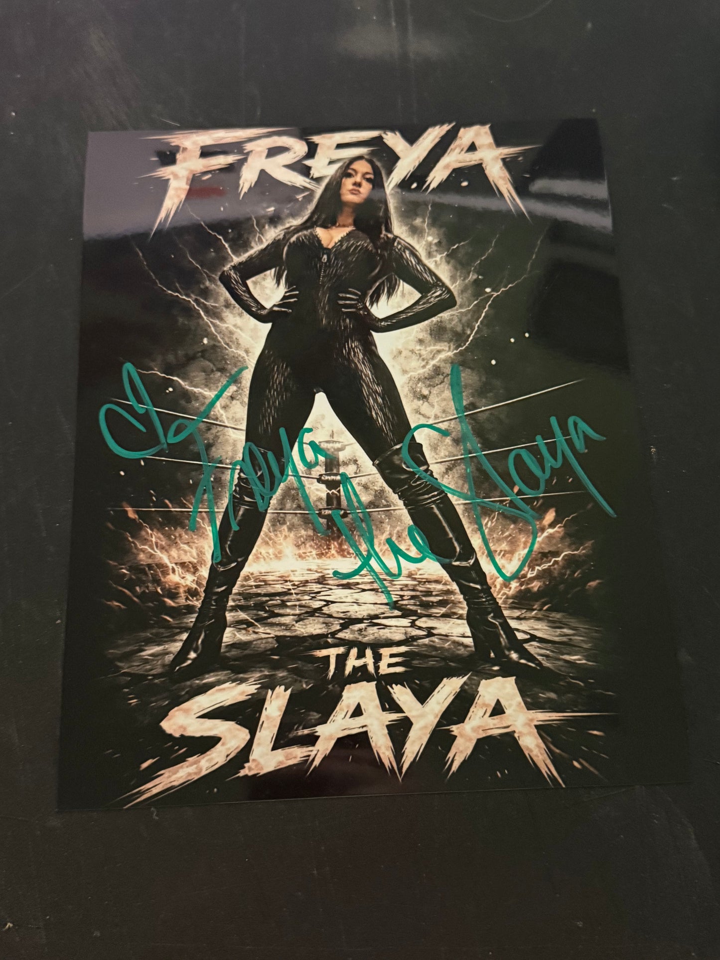 Freya the Slaya autographed 8x10 Photo