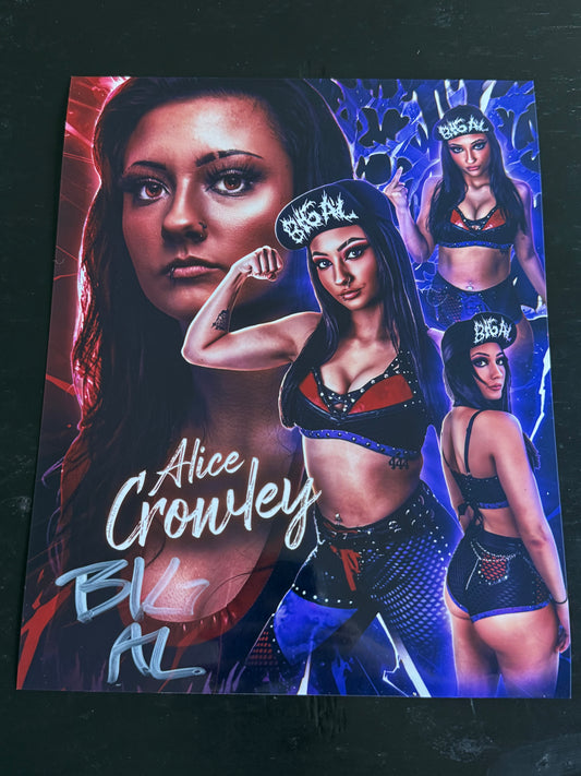 Alex Crowley "Big Al' autographed 8x10 Photo