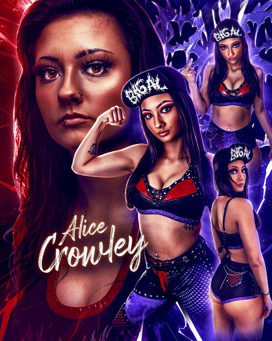 Exclusive "Big Al" Alice Crowley Hall of Heros 8x10 Edit Pre Order