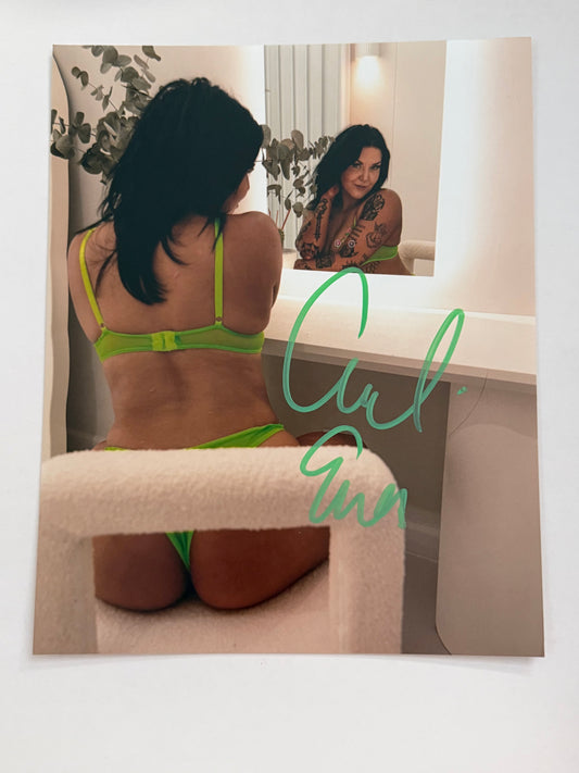 Charli Evans autographed 8x10 Photo