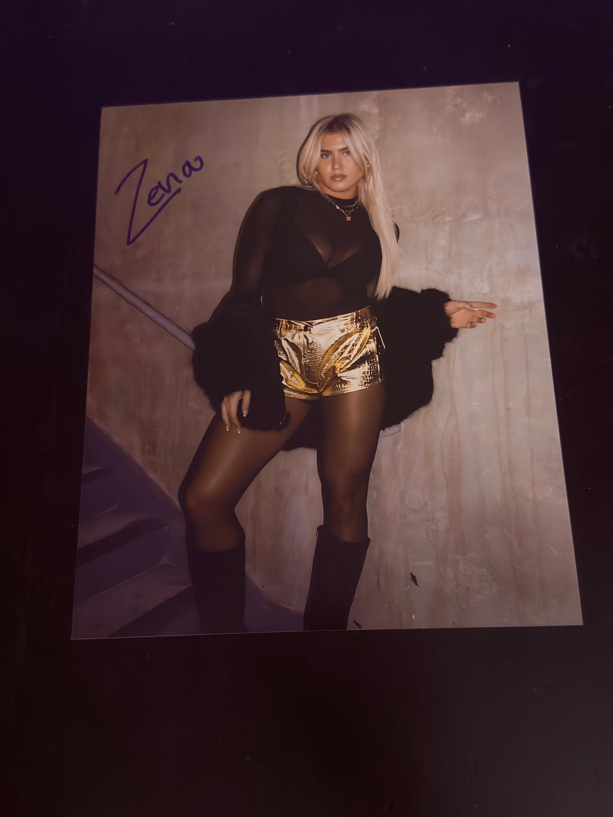 Zena Autographed 8x10 Photo