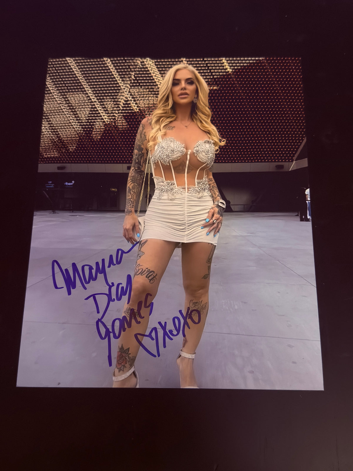 Mayra Dias Gomes Autographed 8x10 Photo Signed