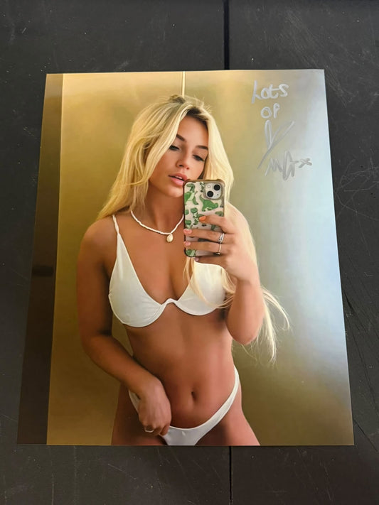 Myla Grace Autographed 8x10 Photo Signed