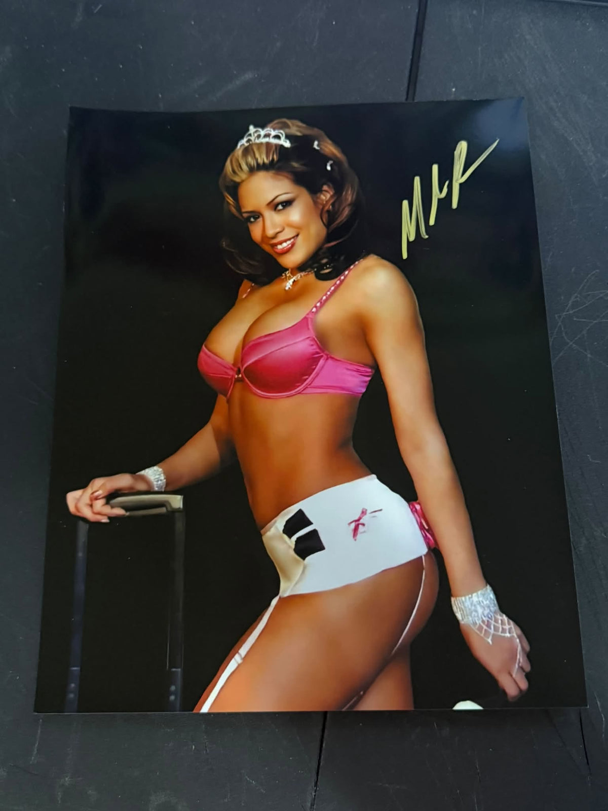 Melina autographed 8x10 Photo Signed