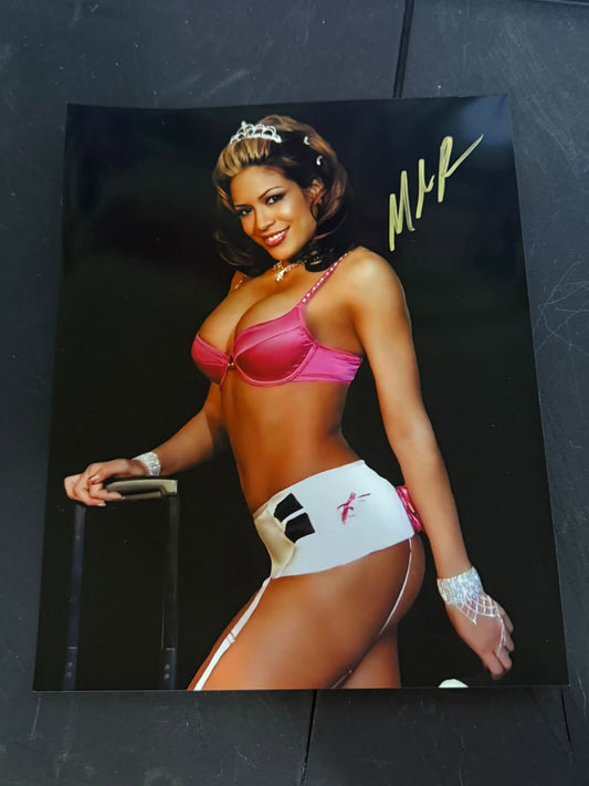 Melina autographed 8x10 Photo Signed