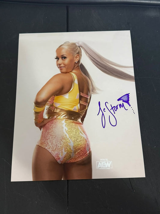 Jc Storm Autographed 8x10 Photo Signed