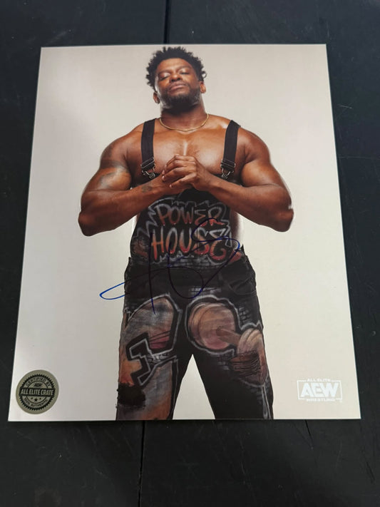 Royce Keys Power House Hobbs Autographed 8x10 Photo Signed