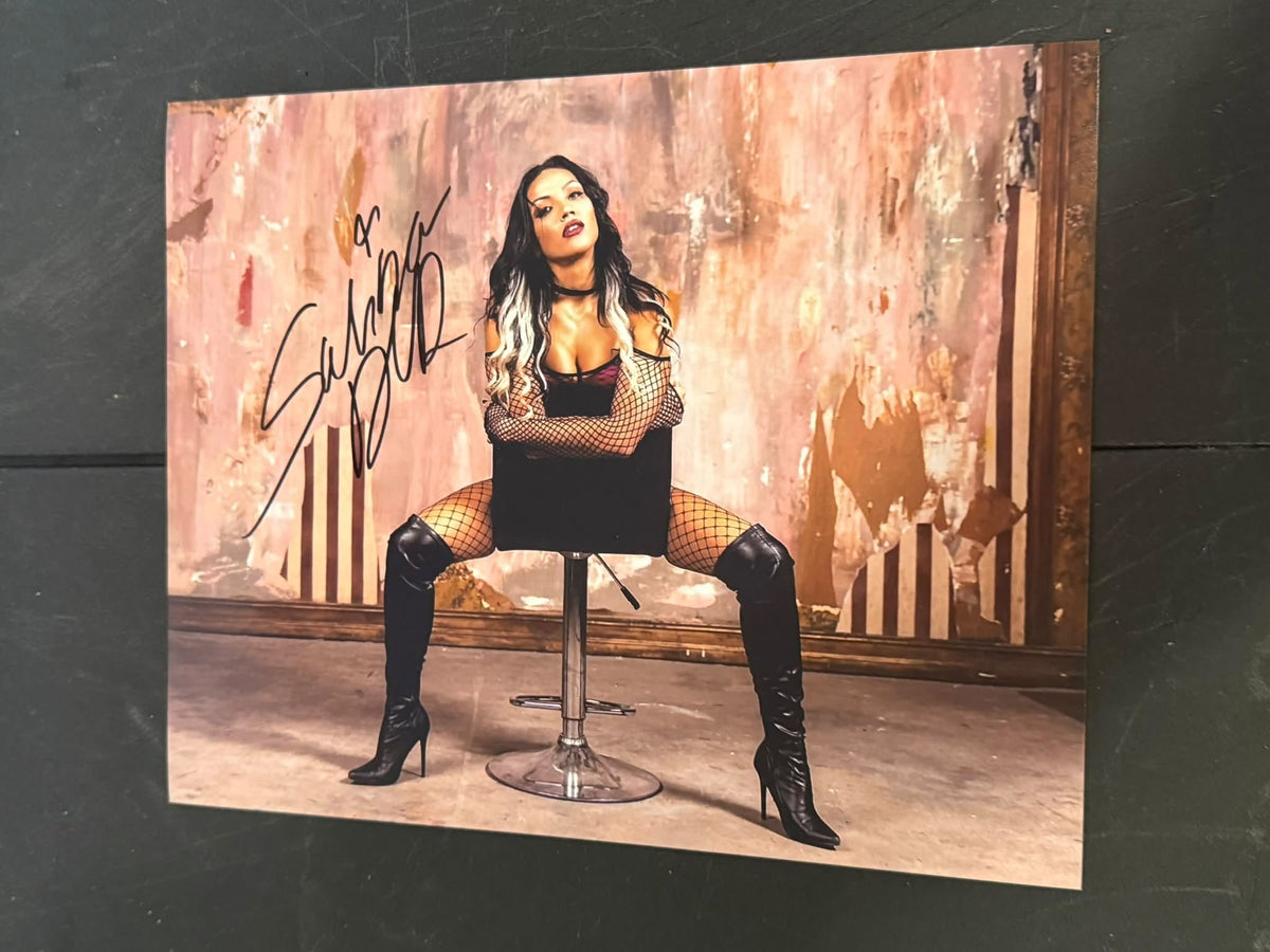 Sarray or Sareee NXT Autographed 8x10 Photo Signed