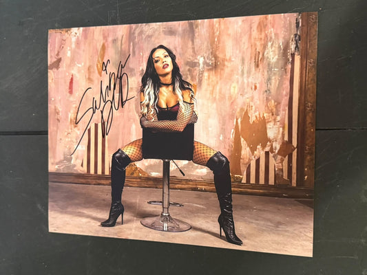 Sarray or Sareee NXT Autographed 8x10 Photo Signed