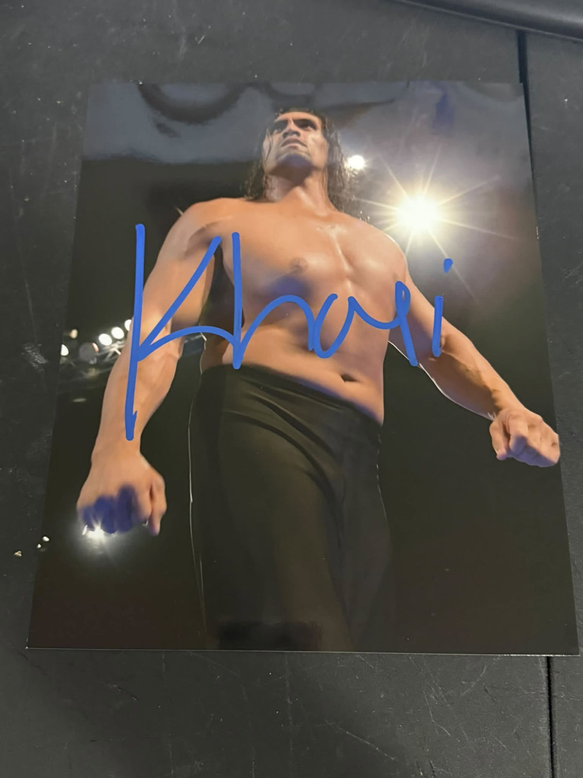 The Great Khali Autographed 8x10 Photo Signed