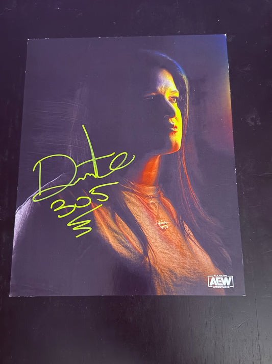 Diamante Autographed 8x10 Photo