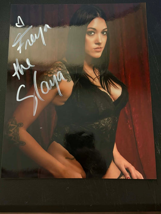 Freya the Slaya Signed 8x10 Autographed Photo OVW AEW TNA WWE ROH