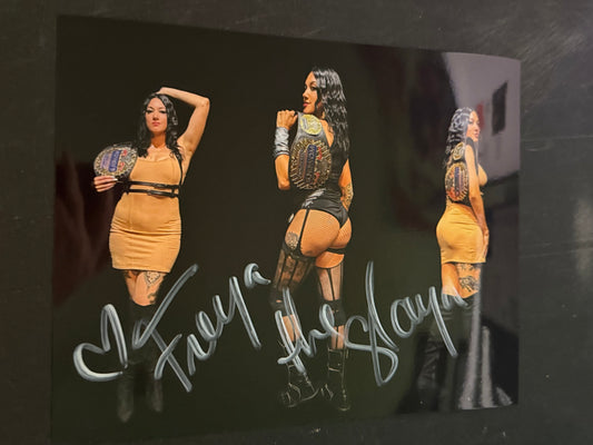 Freya the Slaya autographed 8x10 Photo