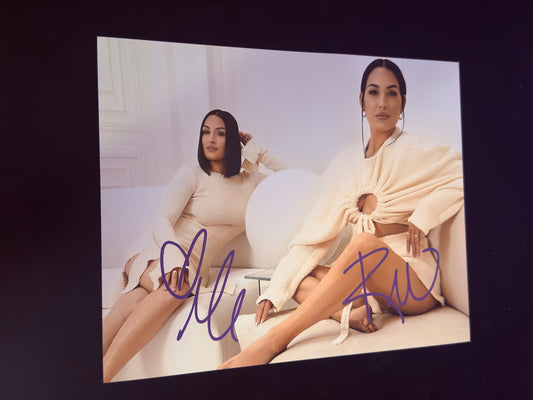 Bella Twins autographed 8x10 Photo Signed